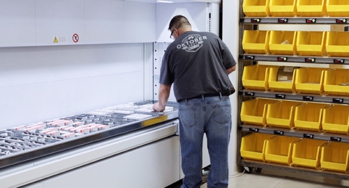 Industrial automation company improves picking efficiency with Modula automated racks