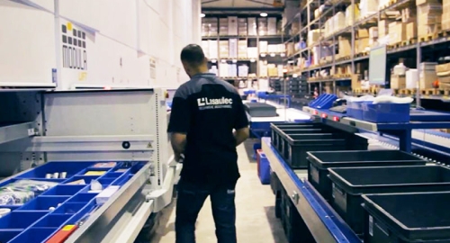 Dutch industrial parts distributor quadruples throughput with 8 Modula VLMs