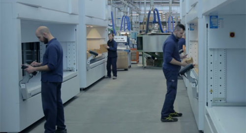 Warehouse automation solution for Mechanical industry: FBN