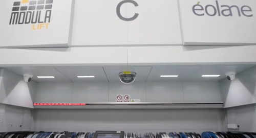 éolane optimizes warehouse space with Modula Lift